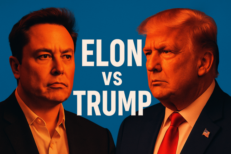 Elon vs Trump Feud Shakes Market Tesla & Crypto Crash