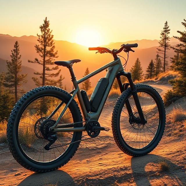 Rider on the best full suspension eBike navigating a mountain trail with front and rear suspension.