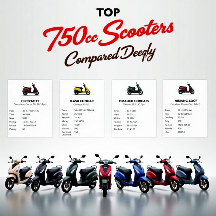 Comparing 150cc scooters in terms of features and design