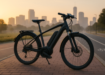A rider choosing the best mid drive ebike for trail and city use