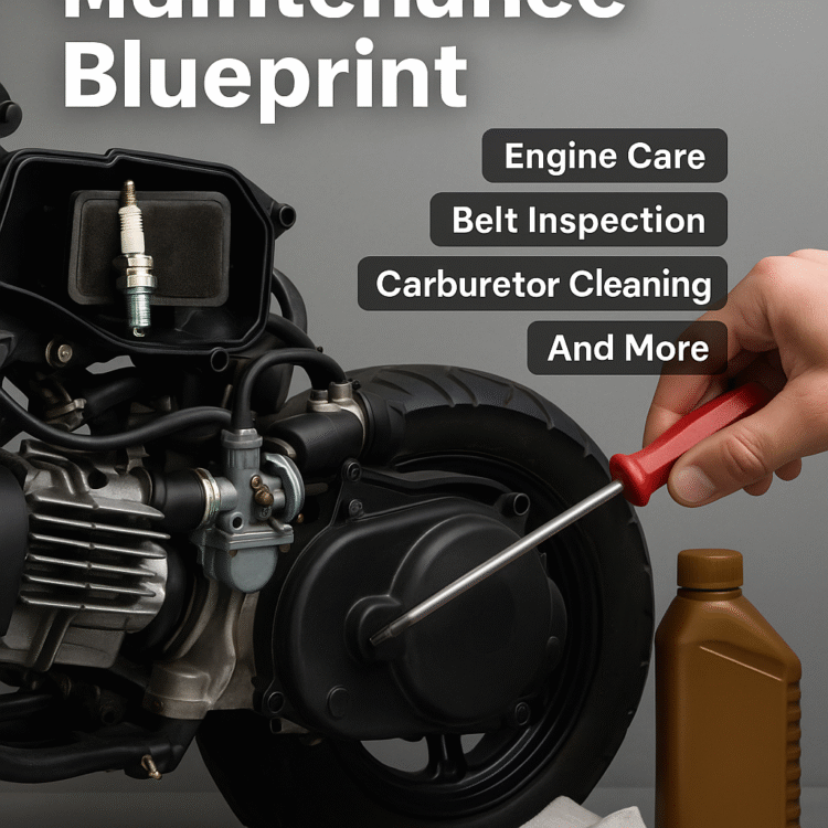 Detailed Maintenance Tips for Your Gas Scooter engine and parts