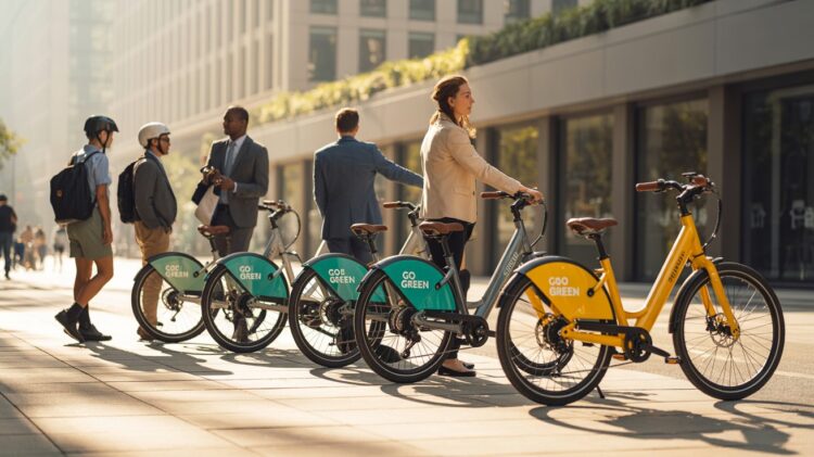 Student riding an affordable e-bike under $1000