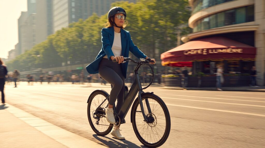 Side-by-side comparison of a budget e-bike and a high-end electric bike.