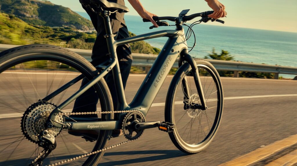 Technician maintaining a Mid-Drive eBike motor