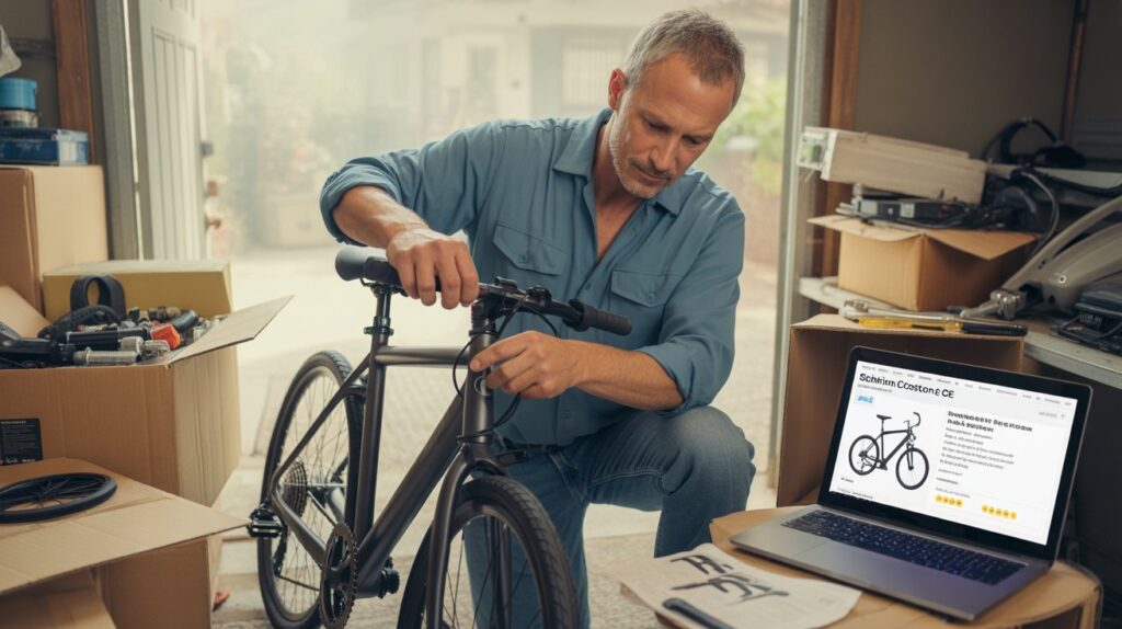 Comparison between cheap Amazon e-bike and premium model.