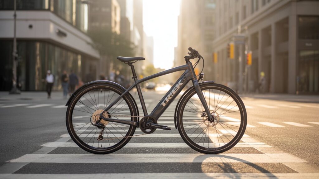 Bosch Performance motor and integrated battery of the Trek Allant+ 9.9S